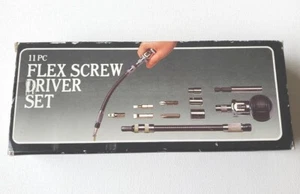 Vintage Flex Screwdriver Set of 11 PC In Original Box Never Used - Picture 1 of 5