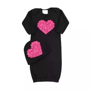 Lollipop Moon Baby LOVE Bundle Of Love Set - Black 0-3 or 3-6 Months - Picture 1 of 1