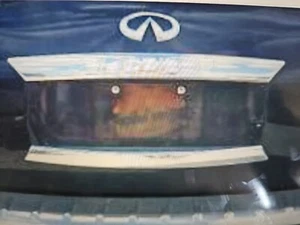 2011-2017 INFINITI QX56 QX80 Trunk Tailgate Trim Chrome Molding BACKUP CAMERA - Picture 1 of 1