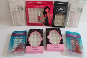 Konvolut künstliche Fingernägel 132 Stück, versch. Motive im Set - Bild 1 von 3