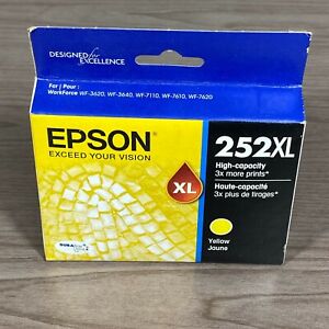 Epson T252XL420 252XL High Capacity Yellow Ink Expires 11.2018