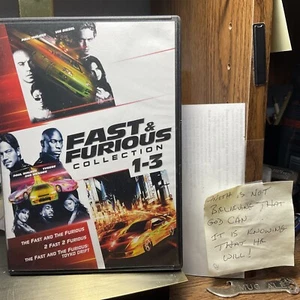 FAST & FURIOUS COLLECTION 1-3 *DISCS UNSCRATCHED*! TESTED,ALL PLAY FLAWLESSLY! - Picture 1 of 5