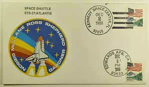 1988 FDC Space Shuttle STS-27 Atlantis Launches from Kennedy Space Center Cover - Picture 1 of 2