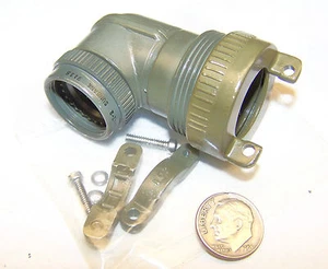 AIRCRAFT SH60B/F HH60H H60 MH60K SUNBANK S2831F1212-R NOS BACKSHELL CONNECTOR - Picture 1 of 6