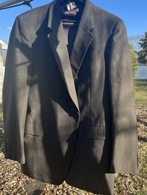 Hickey Freeman Collection Suit  Super 120s 44L Boardroom 44 W 39 L - Image 1 of 4