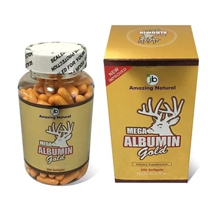 Mega Albumin Gold 200 cápsulas blandas para apoyo inmunológico - Imagen 1 de 3