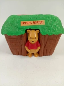 Winnie the Pooh House Playset Disney Figurine Vintage Traditional Lunch Box - Picture 1 of 8
