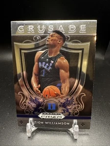 2019 Panini Prizm Draft Basketball Zion Williamson Rookie #51 Crusade - Picture 1 of 2