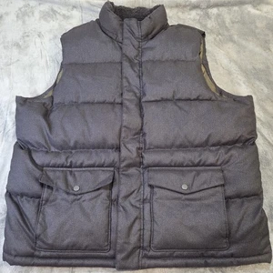 Old Navy Black Charcoal Channel Puffer Jacket Sz 3XL Mens Big Tall - Picture 1 of 15