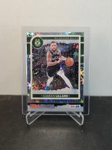 DAMIAN LILLARD 2024-2 Nba Hoops Premium Stock π SNOWFLAKE PRIZM PARALLEL #61 - Picture 1 of 2