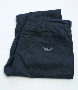 Pantalone uomo Armani lino cotone comodo taglia 32 W32 L34 M Medium STRETCH - Foto 1 di 11