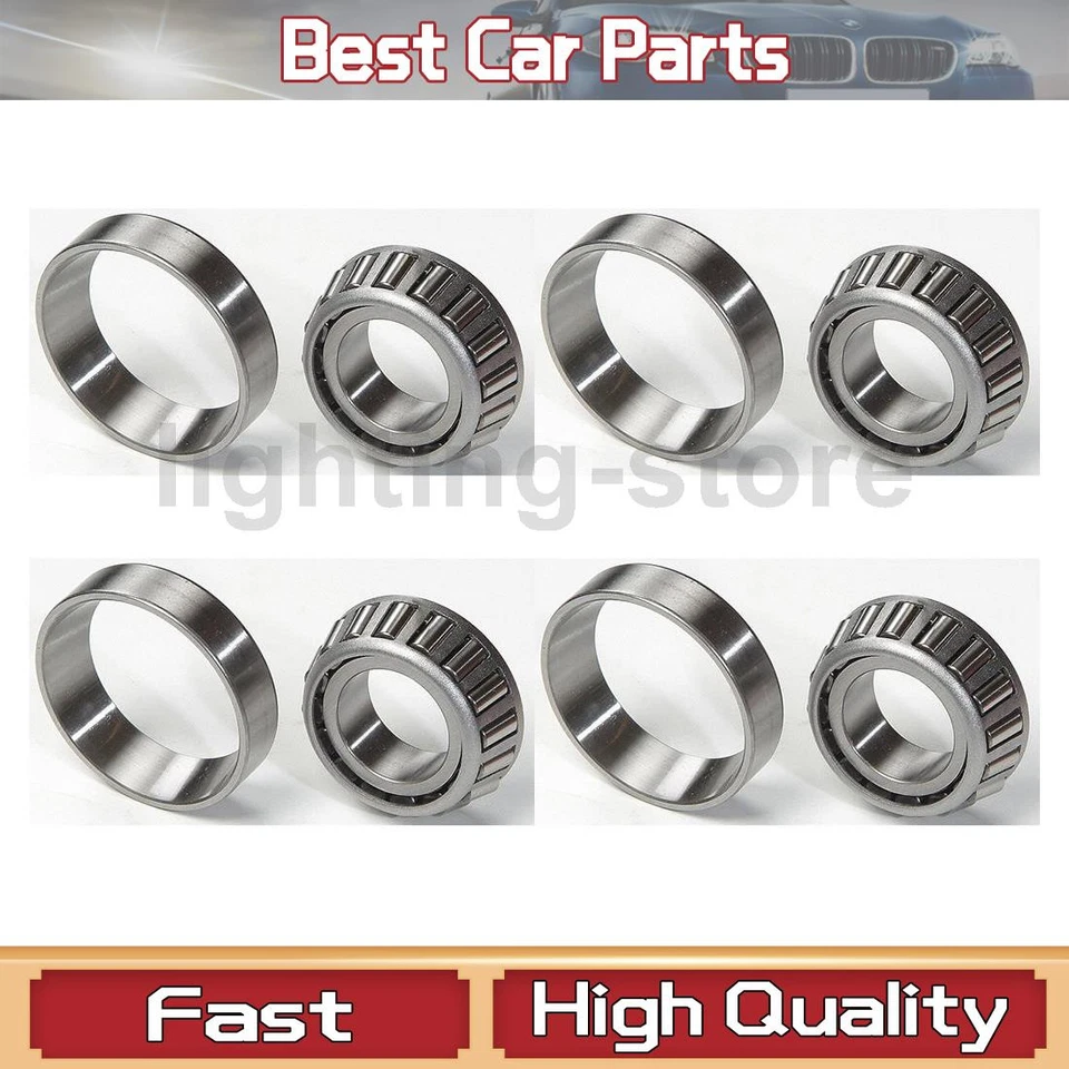 Juego de 4 cojinetes de rueda delanteros interiores exteriores y carreras para Ford Fairlane 1970 Foto 1 de 4