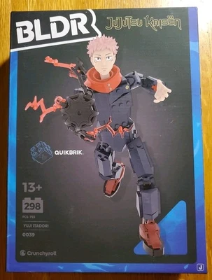 Juego de construcción BLDR Jujutsu Kaisen Yuji Itadori 0039 articulado 9,5" 298 piezas. Foto 1 de 4