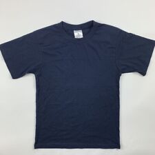 Uneek Classic Mens Basic T-Shirt Blue Crew Neck Tee M New
