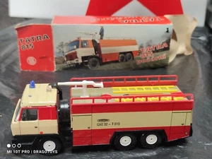 VINTAGE TATRA T 815 TRUCK FIRETRUCK CAS 32 KADEN TOY IGRA CZECHOSLOVAKIA IN BOX - Picture 1 of 24