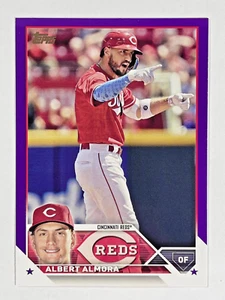 2023 Topps Series 1 - Albert Almora Meijer Exclusive Purple #230 Cincinnati Reds - Picture 1 of 4