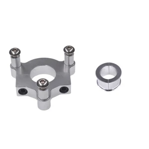 Adaptador CNC plateado de 1"/1,5" apto para bicicleta motorizada de 2 tiempos 49/50/66/80cc - Imagen 1 de 9