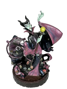 Disney Villains Maleficent & Dragon Sleeping Beauty Snow Globe 12" - Picture 1 of 21