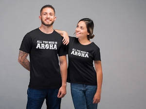 New Zealand - Kiwiana - All You Need is Aroha Shirt - Picture 1 of 3