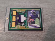 1/1 Stefon Diggs Quad Patch RC 2015 Topps Museum Collection Emerald Bills