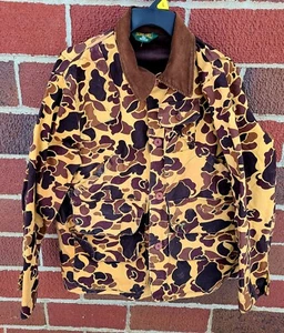 VTG Red Head Bone Dry Cam Shooting Hunting Duck Camo Jacket Men’s Sz L - Picture 1 of 8