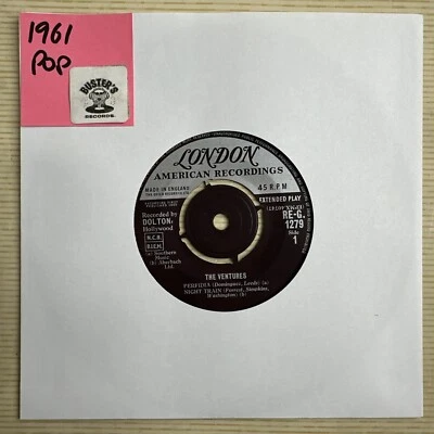 London - The Ventures 7” Vinyl Record Single EP VG - Image 1 of 4