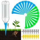 10-20pc Plant Water Funnel Self Watering Spike Slow Release Control Valve Switch