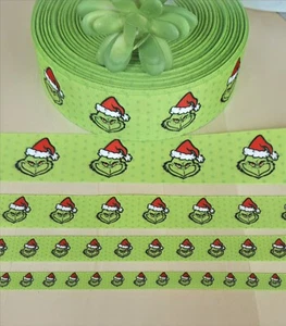 3/8, 5/8, 7/8, 1.5 & 3" (1YD) Christmas Grosgrain Ribbon - Picture 1 of 1