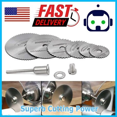 Circular Saw Disc Set Dremel Accessory Mini Drill Rotary Tool Wood Cutting Blade