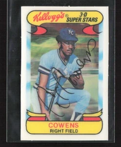 1978 Kellogg's 3-D Super Stars #5 Al Cowens VG/EX - Picture 1 of 2
