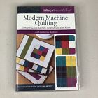 Modern Machine Quilting Arts DVD 2014 gerade Linien Spiralen Serpentinen Redford