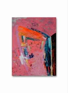 Abstract Oil Painting 0,8 m×0,6 m                      on Stretched Canvas - Picture 1 of 5