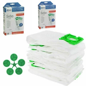 5093ER CLOTH BAGS FOR SEBO X1 X1.1 X4 X5 X7 X8 XP1 XP2 XP3 VACUUM CLEANER x 10 - Picture 1 of 12