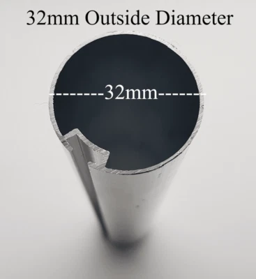 Roller Blind Tube, cut to your size, 32mm outside diameter, choice of tape - Image 1 of 3