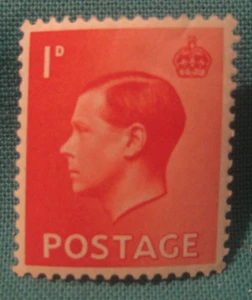 Großbritannien 1936 - 1d King Edward VIII Definitive - postfrisch einzeln - Bild 1 von 2