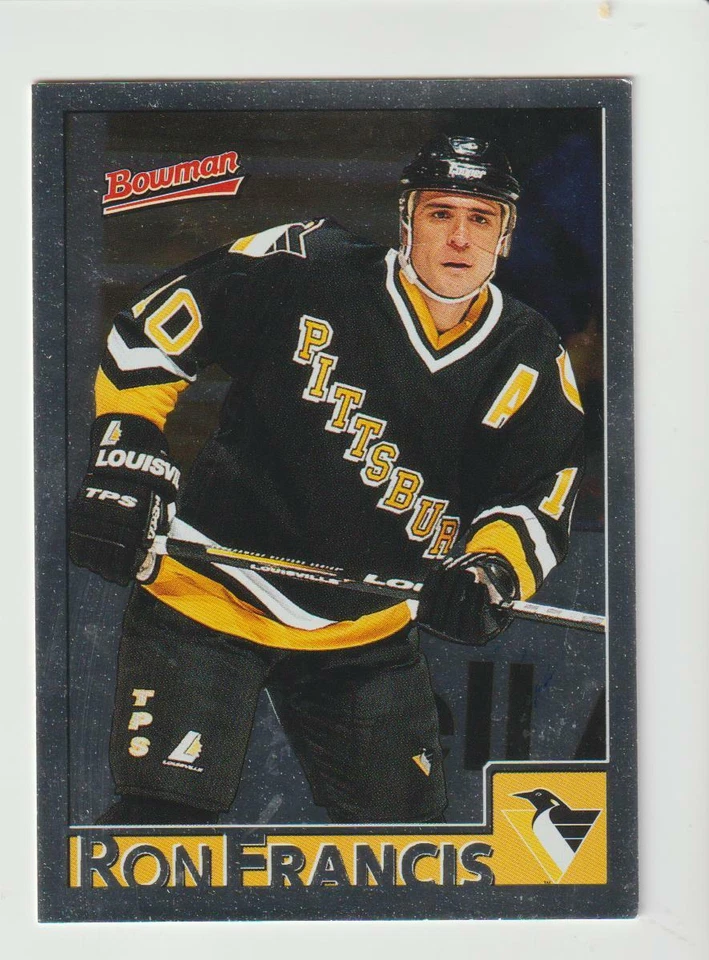 1995-96 Bowman Foil #31 Ron Francis card, Pittsburgh Penguins HOF - Image 1 of 1