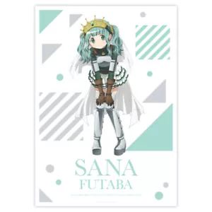 Magia Record Official B2 Tapestry Wall Scroll Poster Puella Magi Sana Futaba - Picture 1 of 2