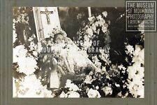 post mortem portrait deceased infant wearing flower crown mourning photo sad 015