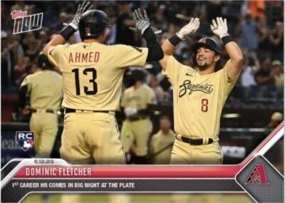 DOMINIC FLETCHER RC 2023 TOPPS NOW #281 ARIZONA DIAMONDBACKS 🔥 - Image 1 of 2