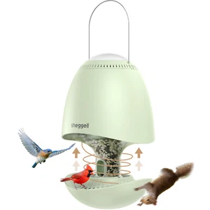 Drehbarer Vogelfutterspender zum Aufhängen im Freien,automatischer Samentrockner - Bild 1 von 13
