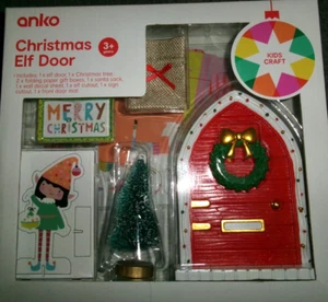 New in Box - Christmas ELF Door kit - elf door, tree, sack, mat stickers NEW - Picture 1 of 2