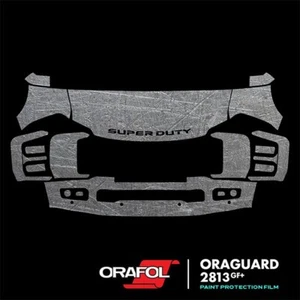 2023-2025 Ford Super Duty Frontal PreCut Paint Protection Film Clear Bra PPF - Picture 1 of 5