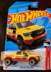 Hot Wheels 2023 Treasure Hunt 2020 RAM 1500 Rebel HW Rescue #7/10 *NEW* - Picture 1 of 2