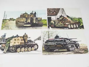 WW2 STAMPE ARTISTICHE TEDESCHE X 4. BLU 1157 - Foto 1 di 5