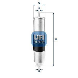Filtro de combustible Cartucho filtrante 31.839.00 UFI para BMW X5 - Imagen 1 de 7