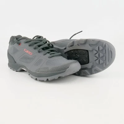 Giro Gauge Para Mujer US 6 EU 37 Sin Clip 2 Pernos Titanio/Sombra Oscura Zapatos MTB  Foto 1 de 4