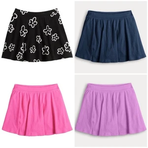 Lot Of 4 Jumping Beans Elastic Waist Essential Skater Skort Skirt Size 10 - Picture 1 of 13