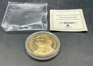 Moneda conmemorativa enchapada en plata Thomas Jefferson de la Casa de la Moneda Americana 02943 - Imagen 1 de 5