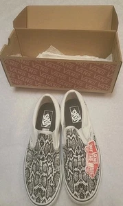 Scarpa Vans slip on 7,5 uomo/donna 9 pitone fuori muro classica nuova VN0A4U38WTQ - Foto 1 di 8