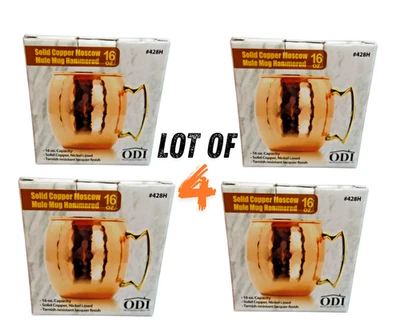 СТАРАЯ ГОЛЛАНДСКАЯ МЕЖДУНАРОДНАЯ КРУЖКА LTD 428H 16 унций ТВЕРДАЯ МЕДЬ МОСКВА МУЛ КОВАНАЯ НОВАЯ* - Изображение 1 из 4